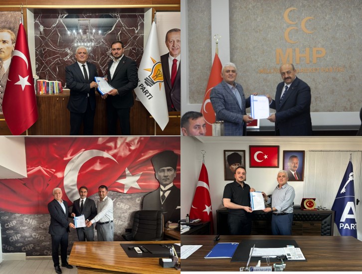 Elazığ İl Temsilcimizden Siyasi Parti Temsilcilerine Ziyaretler